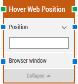 Hover web position block